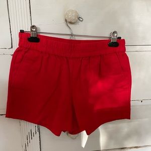 Size 4 elastic waist j crew shorts
